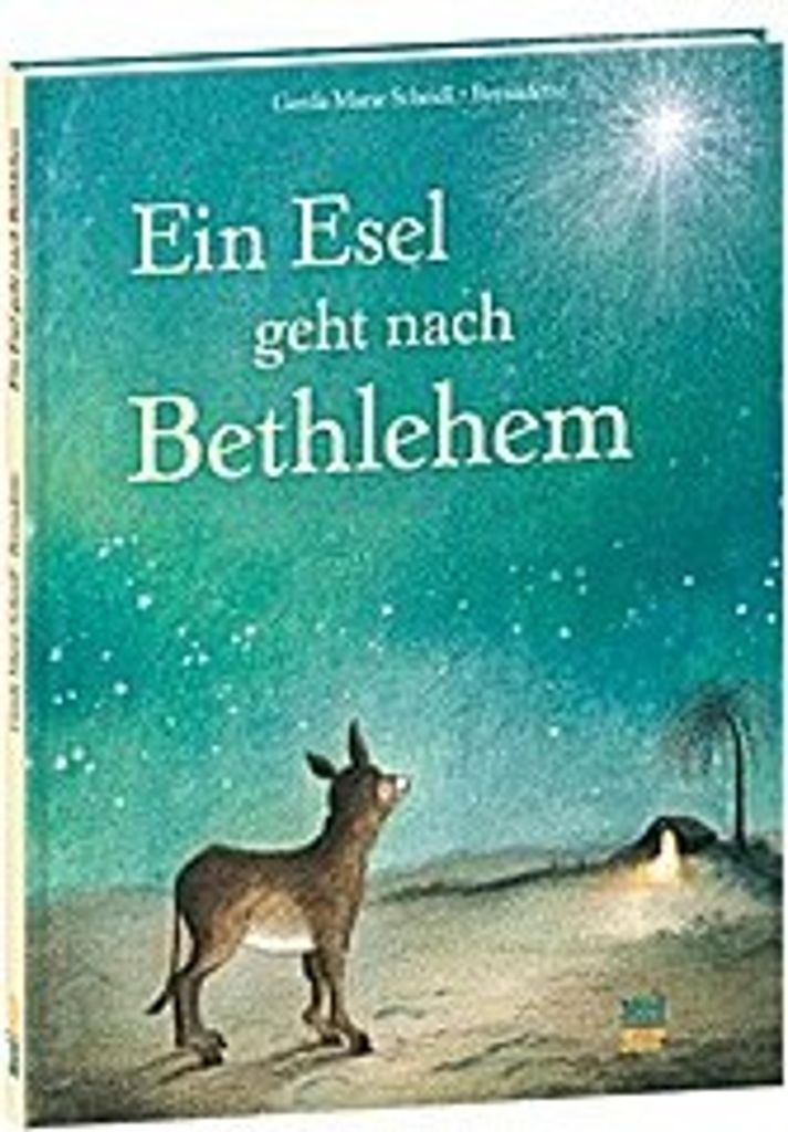 Ein Esel geht nach Bethlehem