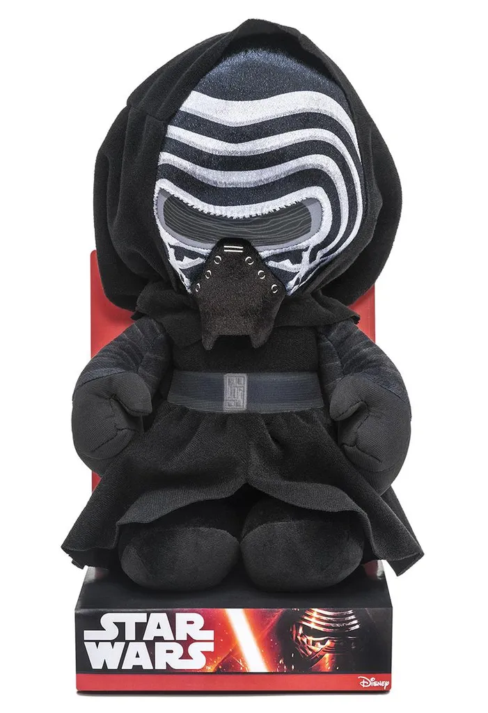 Peluche Star Wars Kylo Ren 25 cm en velours doux pour collection