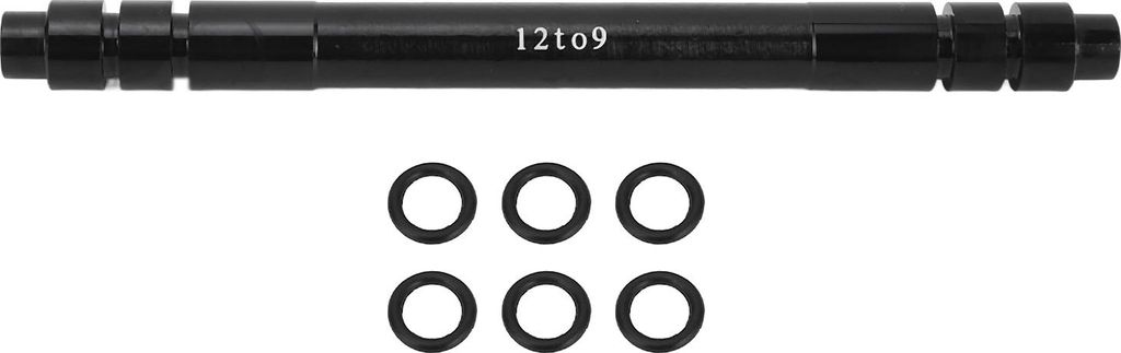 12 mm bis 9 mm durch Achsen -Hub -Adapter -Aluminiumlegierung für Mountain Road Cycle Accessoires 135 mm / 5,3in