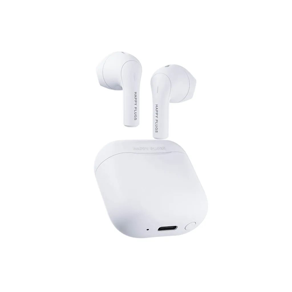 Happy Plugs Joy TWS Bianco: Auricolari Bluetooth Fashion per Tutti i Giorni - 3