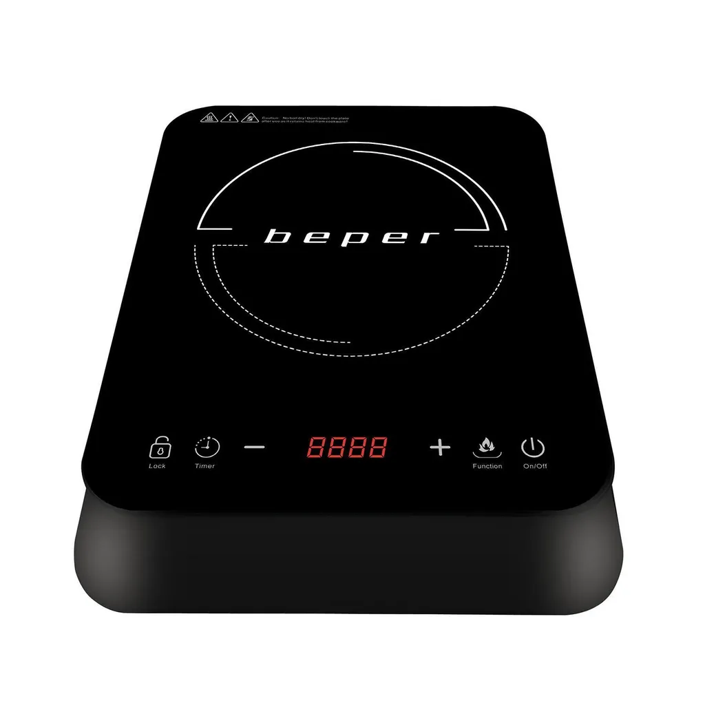 Beper BF.700 Plaque de cuisson à induction en verre anti-rayures 2000W