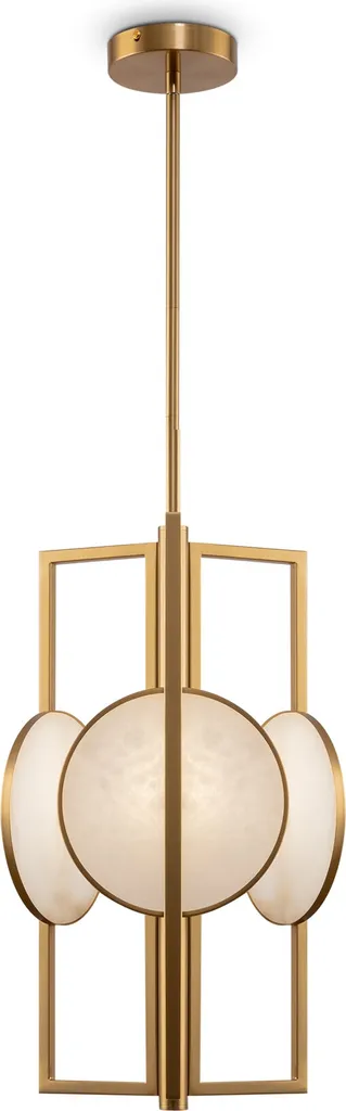 Suspension Dimmable Marbre Doré Maytoni Marmo - 3xE14 Luminaire Luxe