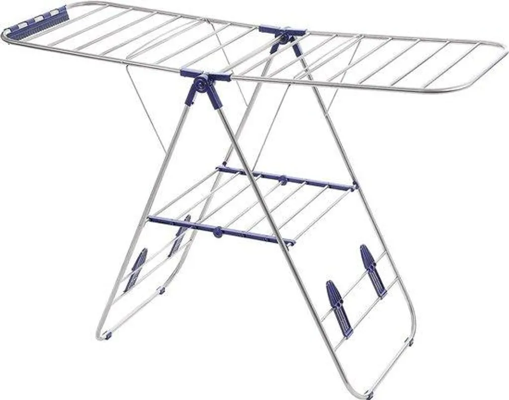 Séchoir à linge pliable 16m en acier inoxydable argenté haute qualité