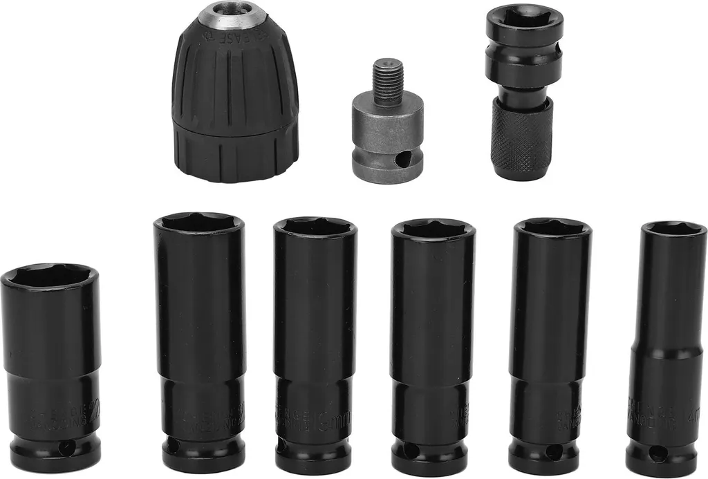 Coffret de douilles 1/2 pouce en acier robuste pour serrage efficace
