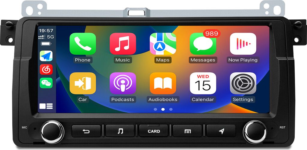 Android13 8''Autoradio carplay android auto 2+64G FM DAB+ Für BMW 3er E46 1998-2006 GPS Navi BT WIFI SWC RDS USB