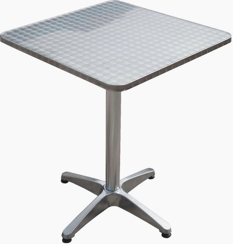 Tisch/Stehtisch BISTRO, quadratisch, Alu-Gestell Produktbild 