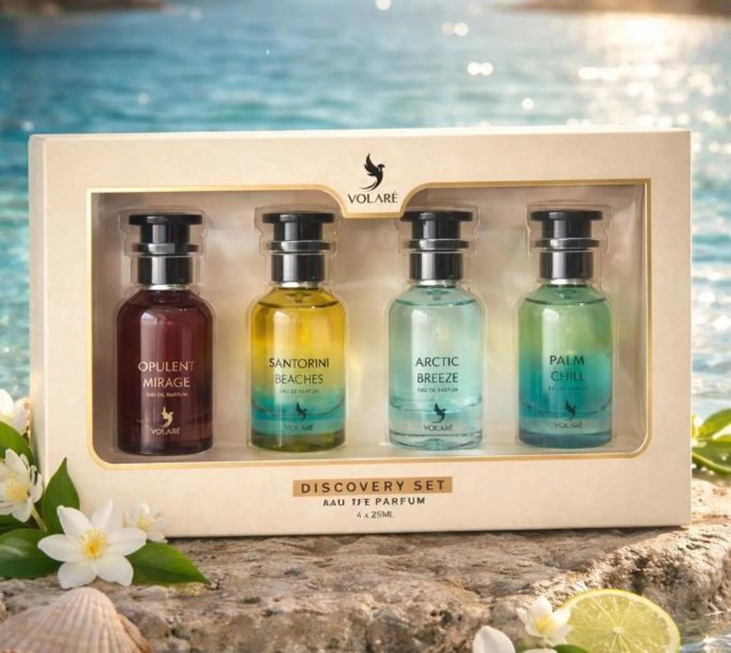 Volare Discovery Set 4×25 ml Eau de Parfum Unisex – Arctic Produktbild 