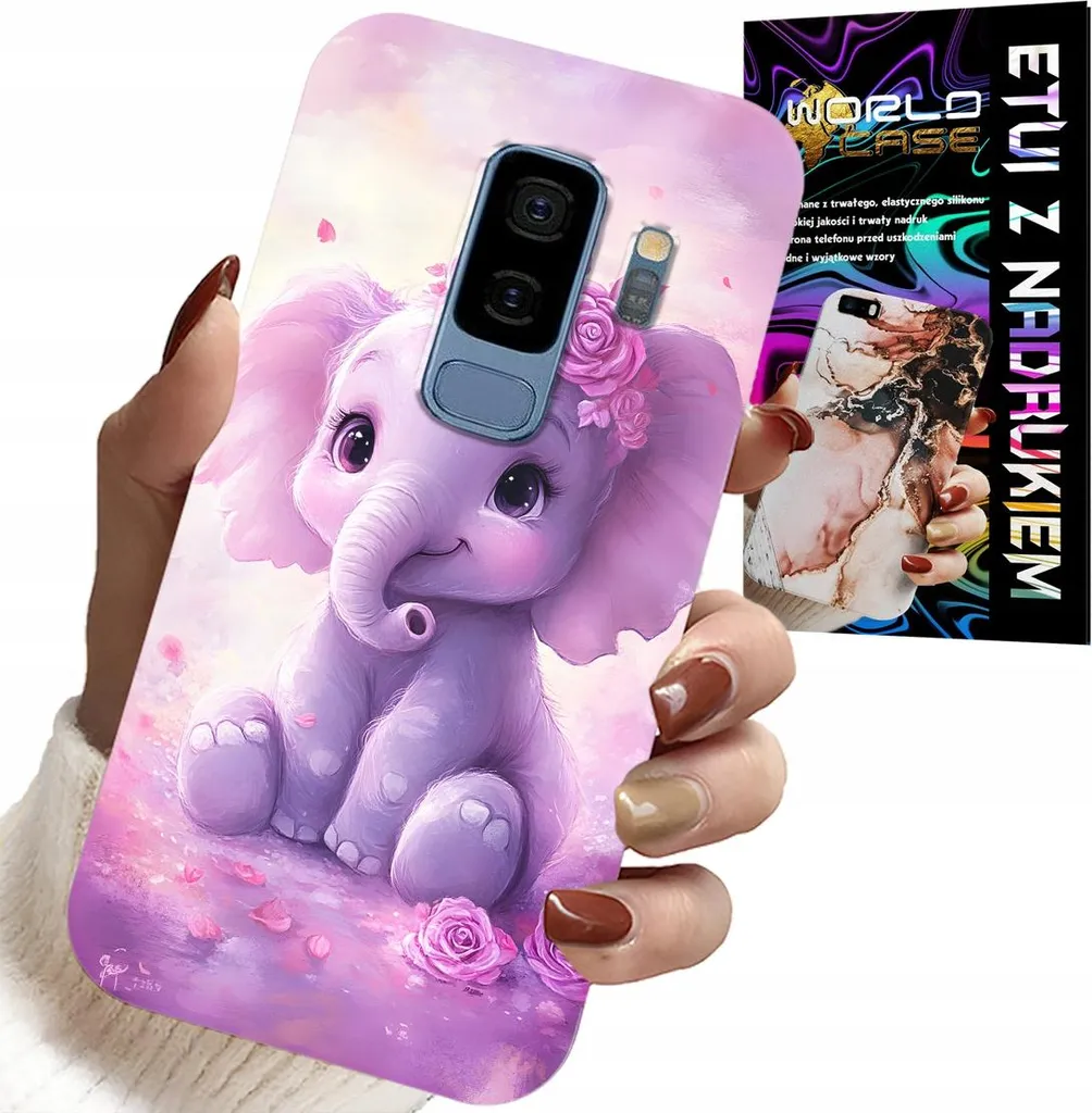Cover Samsung S9 Plus Elefante Rosa: Look Kawaii + Protezione Totale