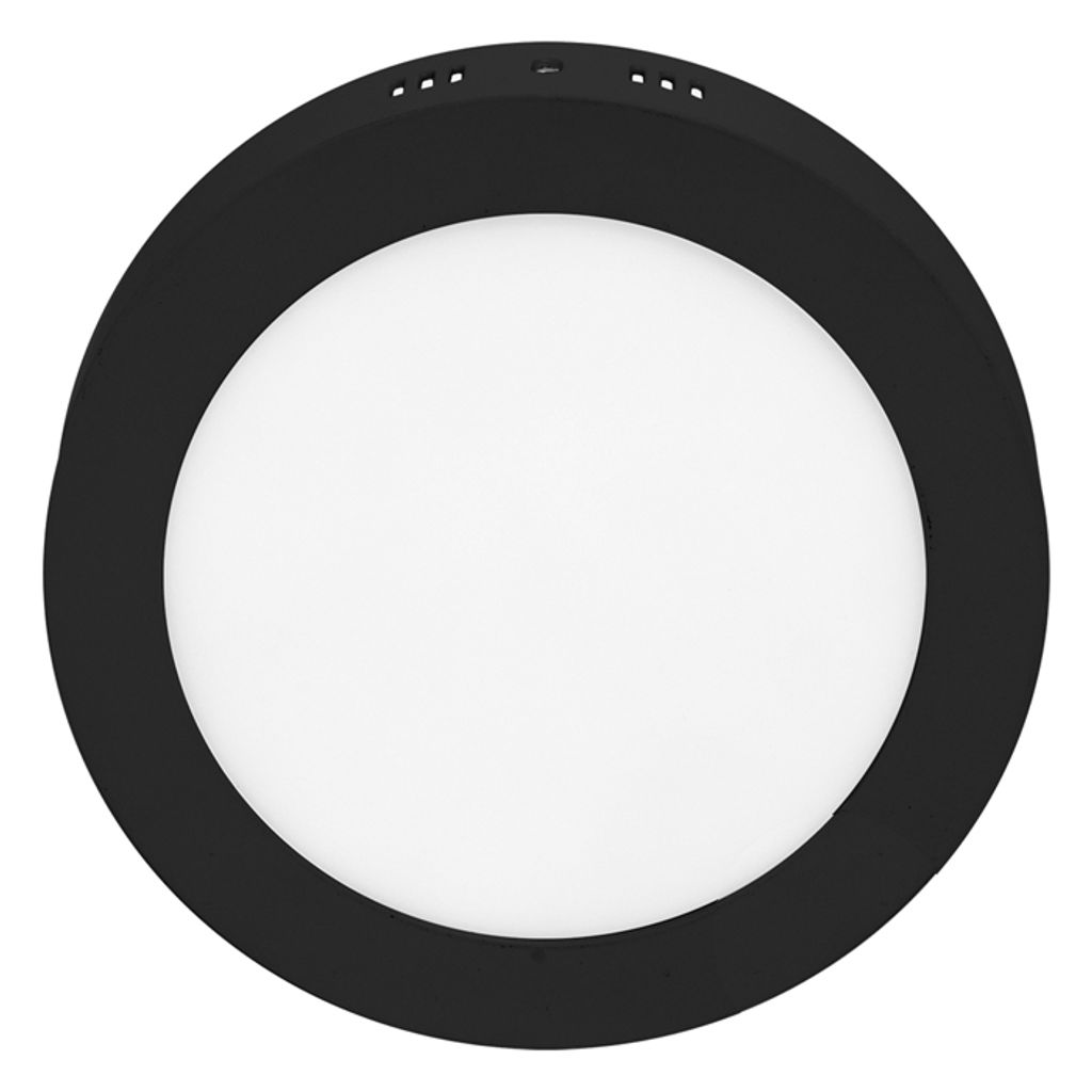 T-LED Čierny prisadený LED panel guľatý 300mm 24W Farba Obrázok produktu 