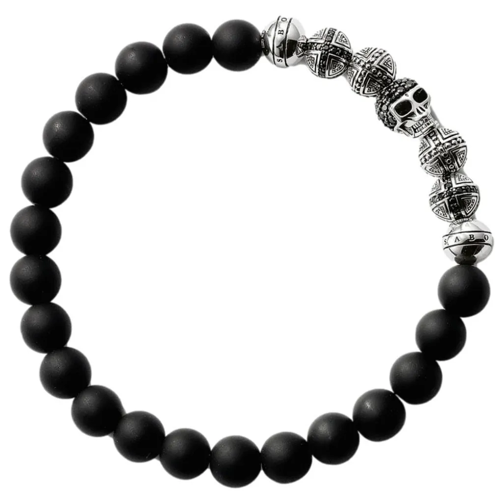 Thomas Sabo Bracelet 19cm en Argent 925 - Design Unie Rebel at Heart