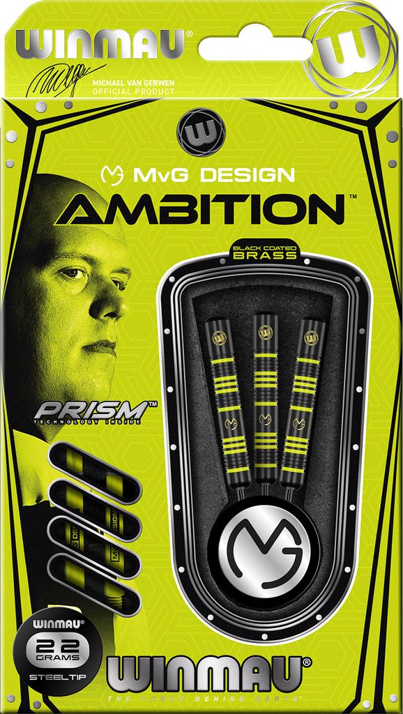Winmau MvG Ambition Steeldart 1233-22 g Immagine del prodotto 