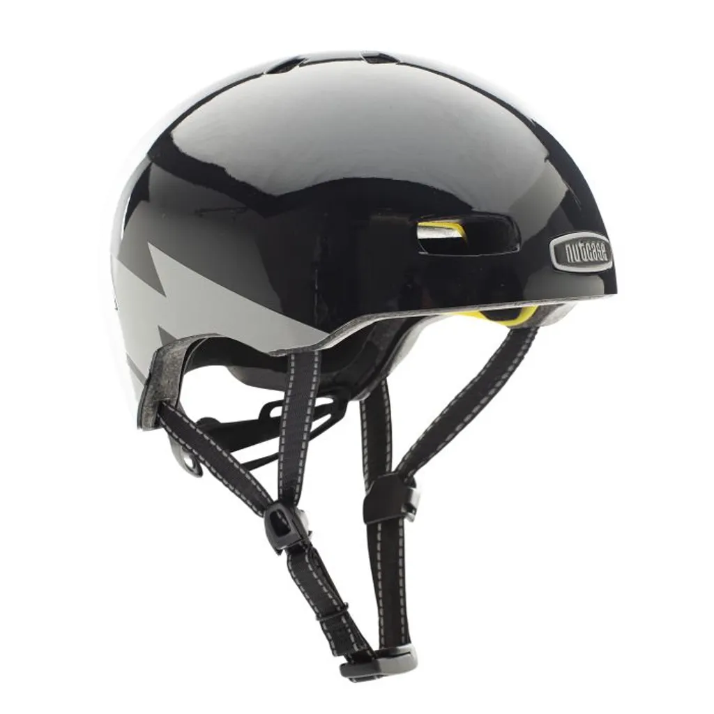 Casque de vélo Nutcase Street MIPS Gloss Reflective Darth Lightnin M