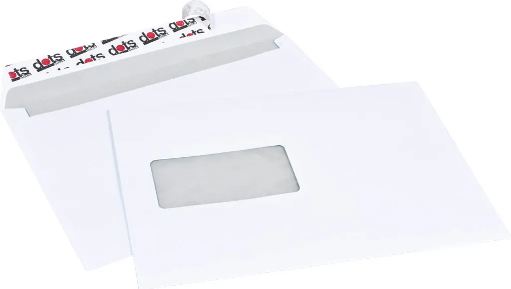 Lot de 250 Enveloppes C5 avec Fenêtre pour Courrier Administratif Blanc
