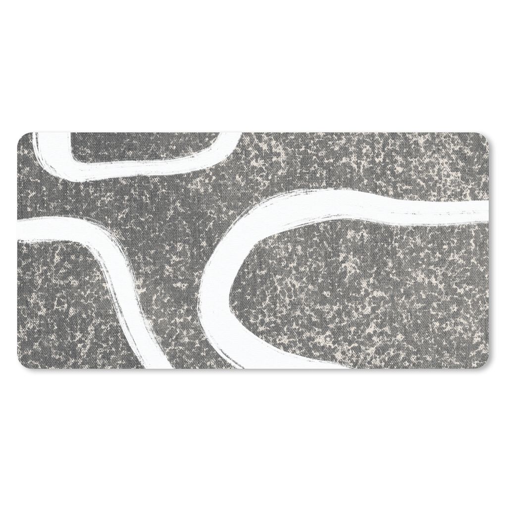 MuchoWow Schreibtischunterlage Abstrakt - Minimalismus - Design 80x40 cm - XXL Mauspad - Gaming Mauspad