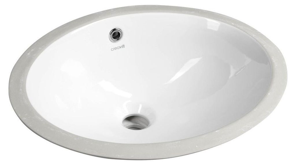 Creavit Keramik-Unterbauwaschbecken 48,5x38cm, weiß Produktbild 