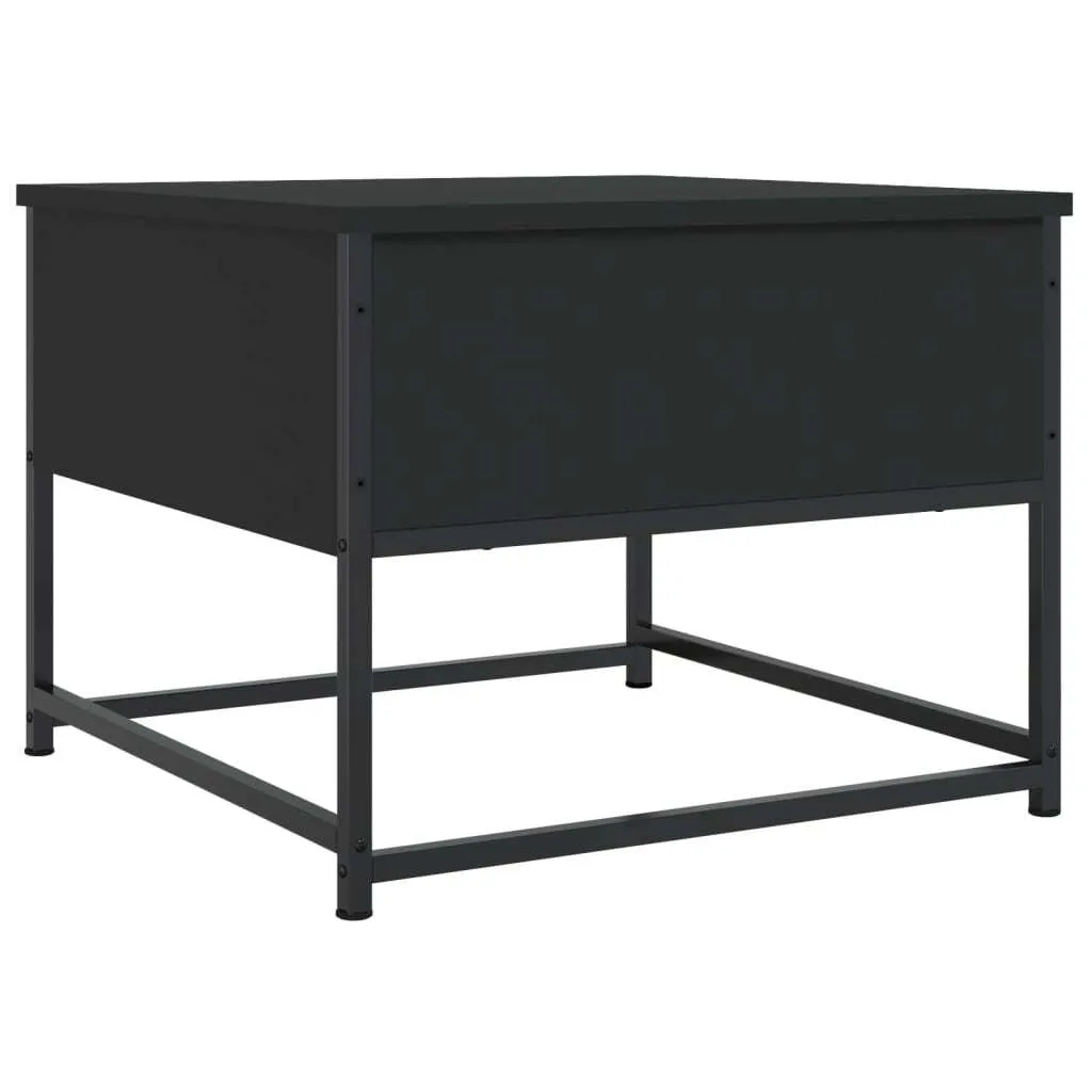 Tavolino Nero 51x51x40 cm Design Moderno - Mobili Legno Composito 5094884 - 2