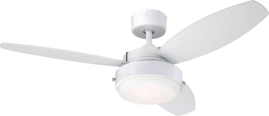 Stropní ventilátor Alloy white 105 cm s osvětlením a Obrázek produktu 