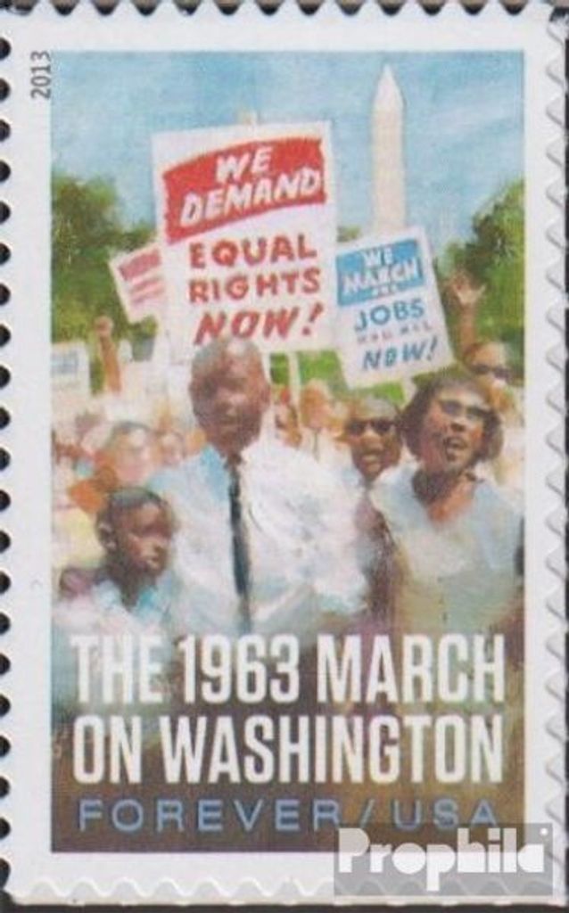 Briefmarken USA 2013 Mi 4998BA (kompl.Ausg.) postfrisch Marsch auf Washington