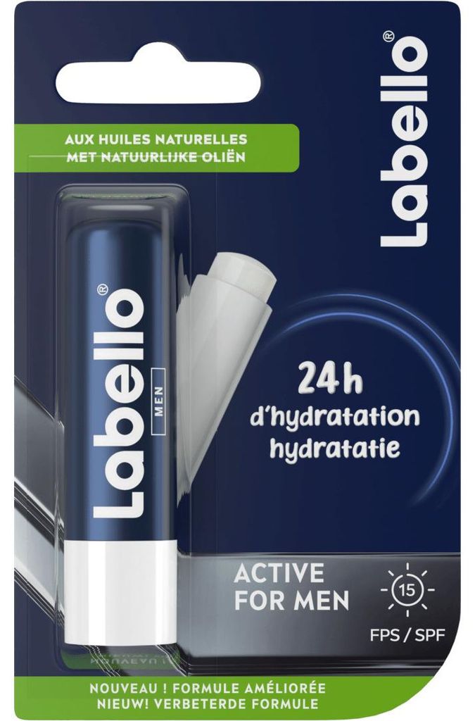 Labello Men Aktiv LSF 15 Blisterpackung (4,8 g) Produktbild 