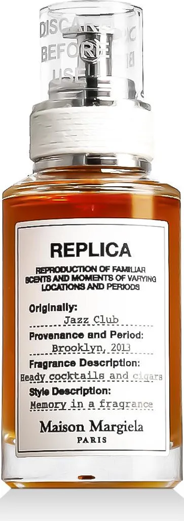 Sillage Durable Replica Jazz Club 30ml : Un Parfum qui Tient Toute la Nuit