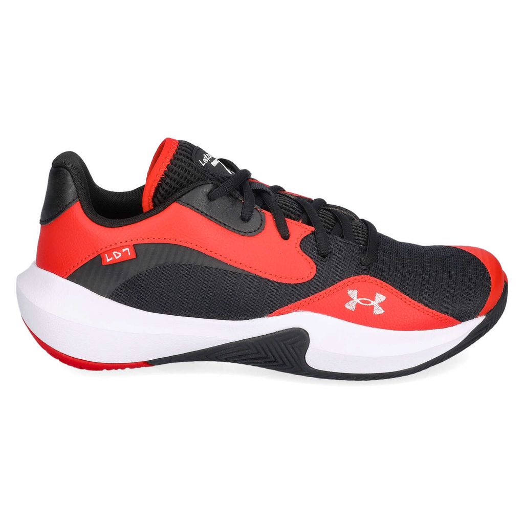 Under Armour Lockdown 7 Low Red-Black-White Größe EU 44