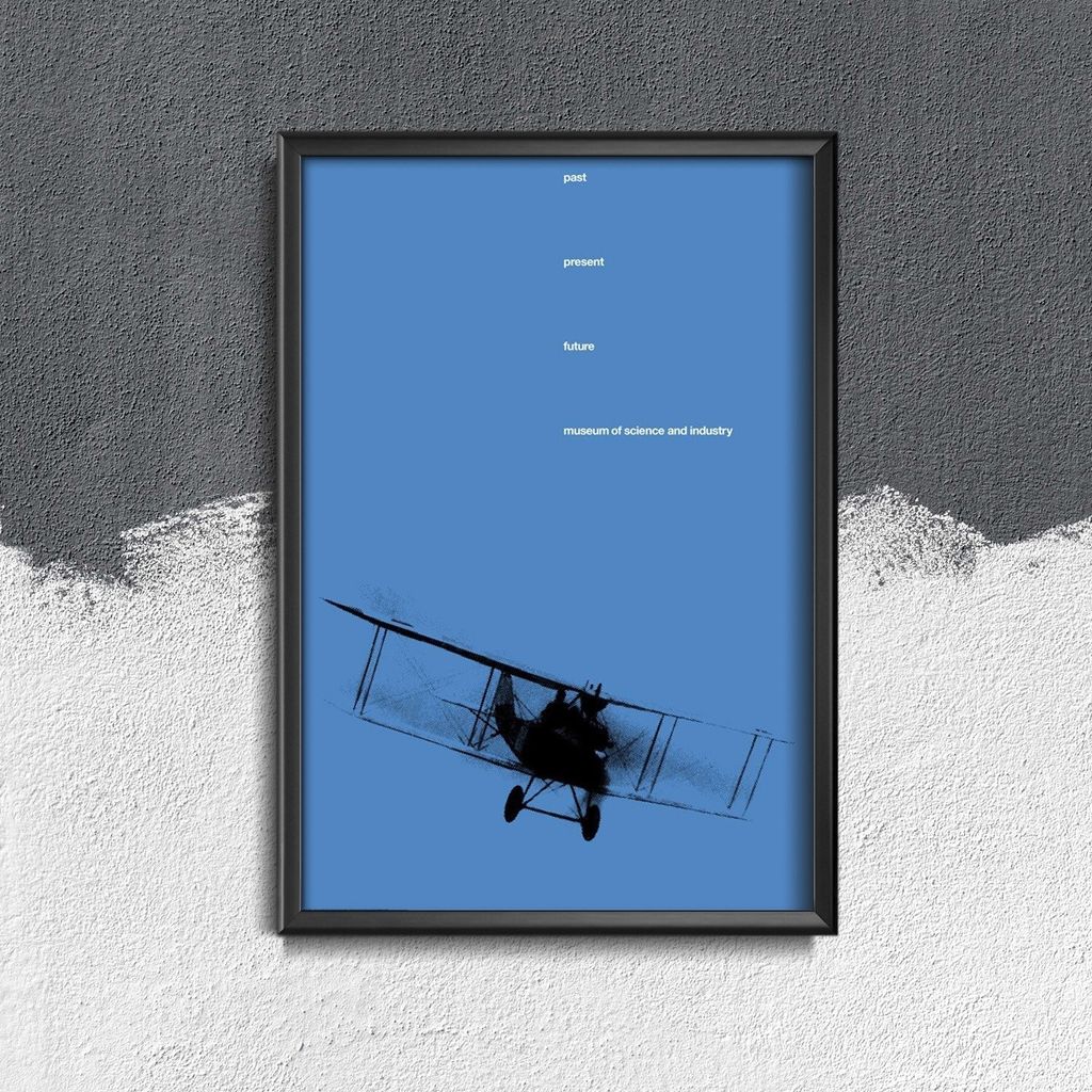 Poster - Canvas - Leinwand - 21 cm x 29,7 cm - Fotoposter - Leinwandkunst - Französisch Air Museum Air Show