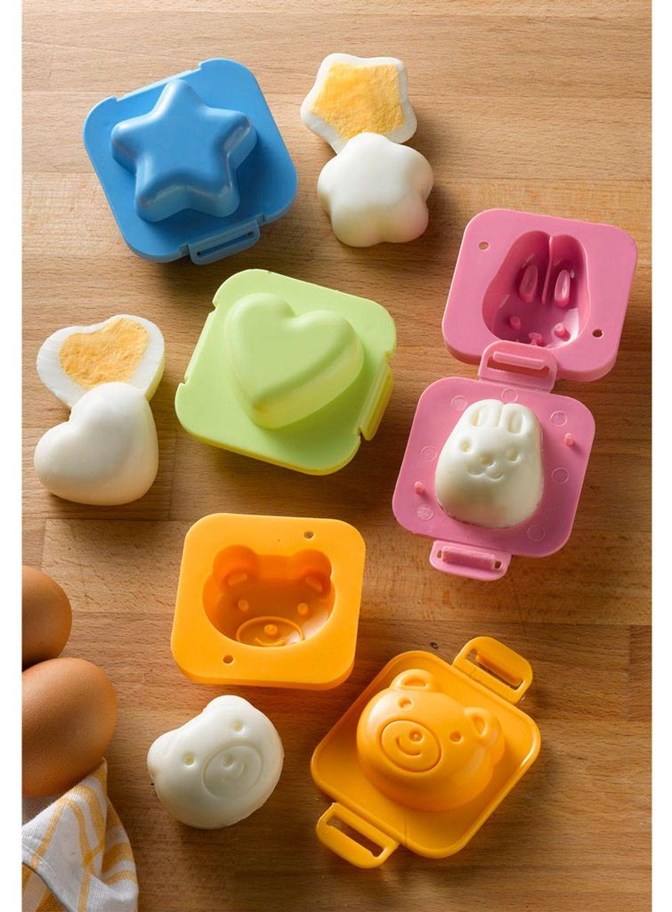 Eierformer 4 teilig Herz Stern Bär Hase Buffet Produktbild 