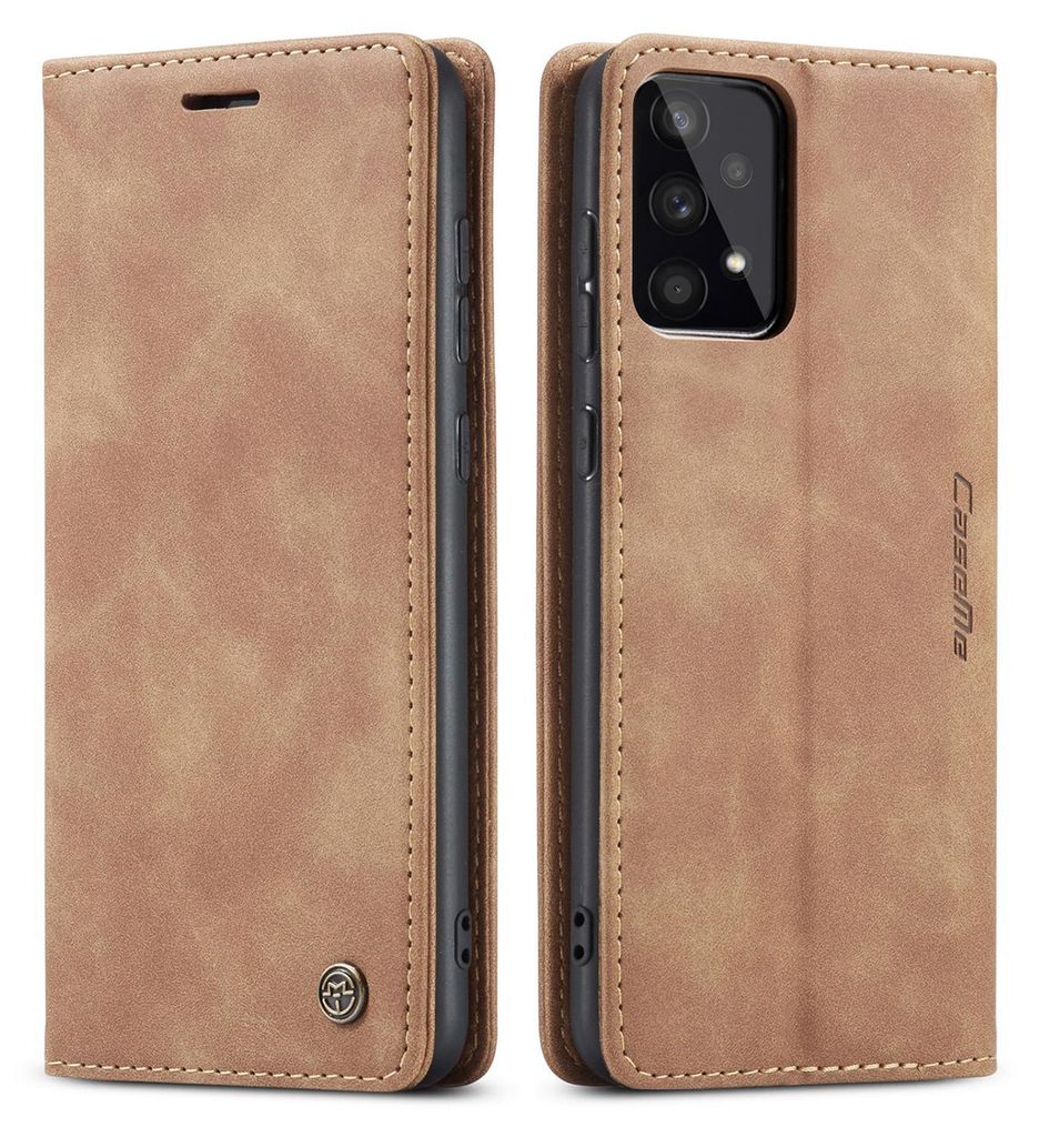 Galaxy A33 5G Hülle, Retro Kunstledertasche mit Produktbild 