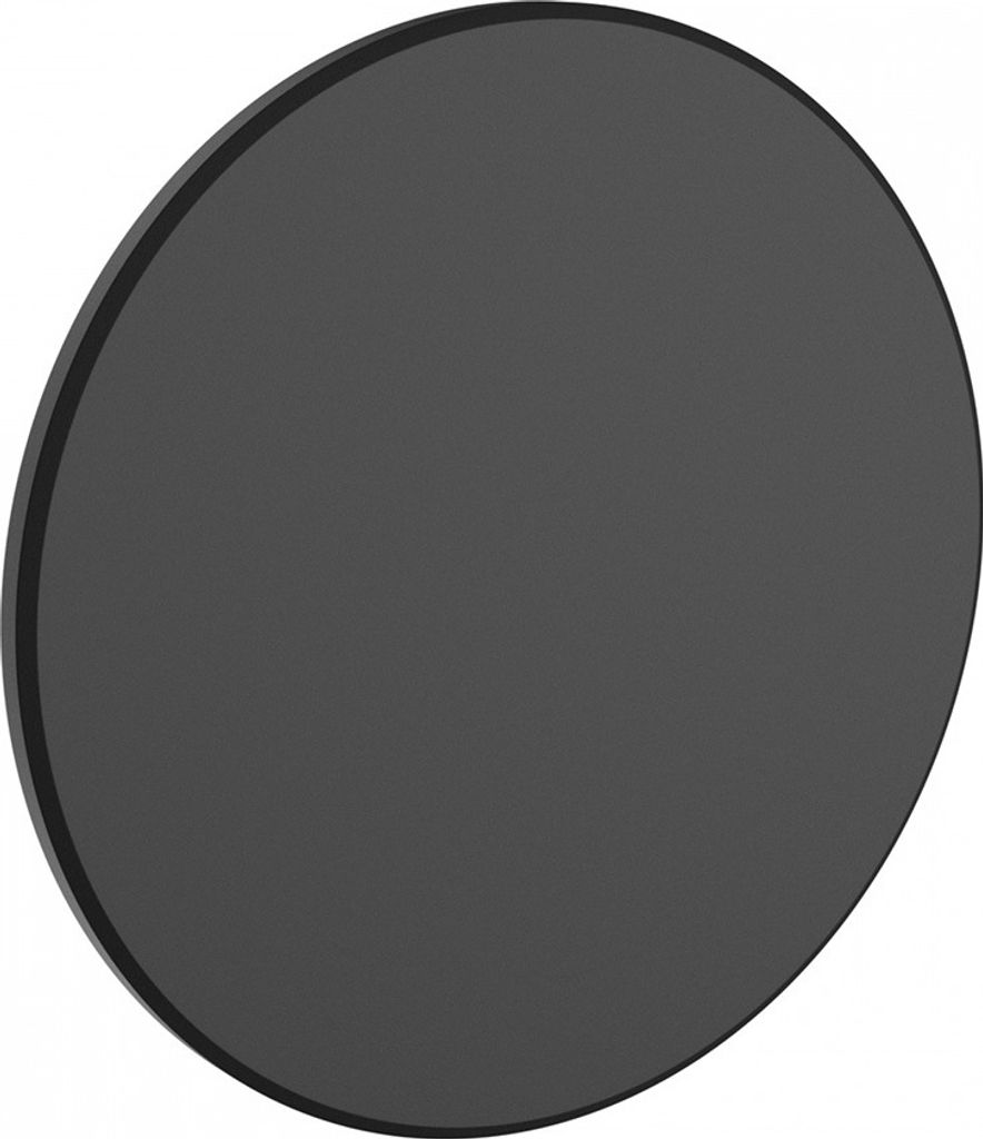 Spectrum LED Außenleuchte Wandleuchte Piatta Schwarz rund Produktbild 