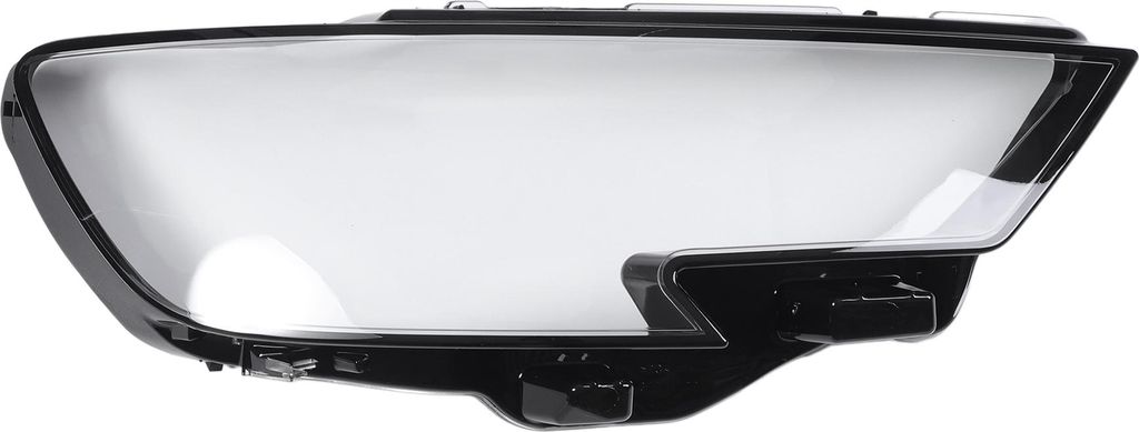Scheinwerferabdeckung Scheinwerfer Linse Klar Abdeckung für Audi A3 2016-2020 Schwarz, Klar PC 1 Stück Vorne Rechts Auto