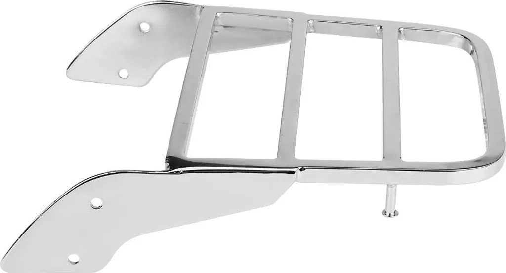 Sissy Bar Moto Robuste et Facile à Installer - Support Arrière Chromé - 4