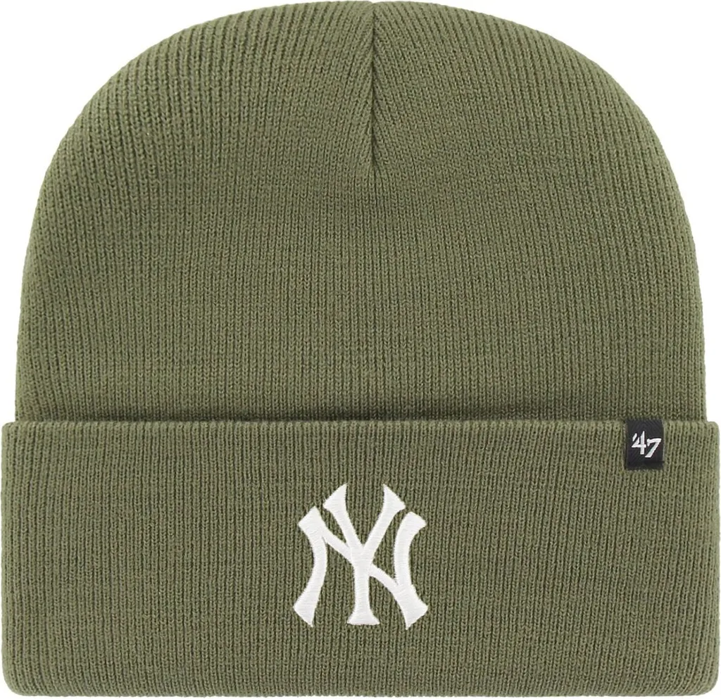 Bonnet NY Yankees 47 Brand Haymaker Moss - Maille chaude et logo brodé NY