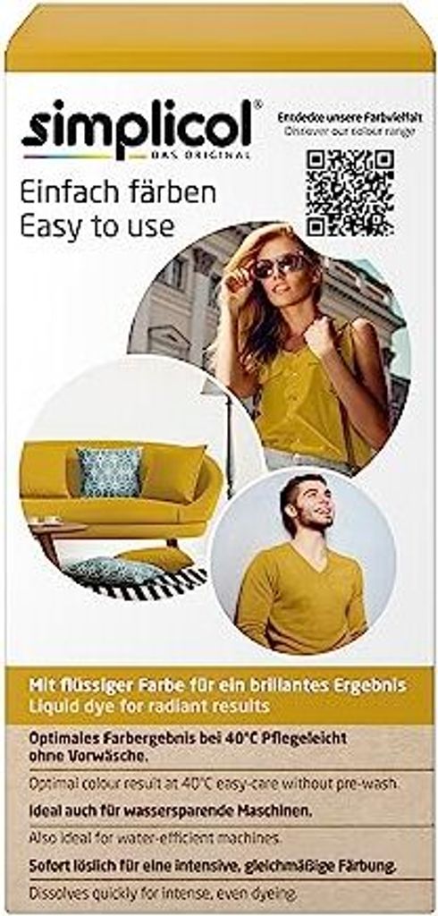 Simplicol Textile Colour Intensive Mustard Yellow Set Obrázek produktu 13