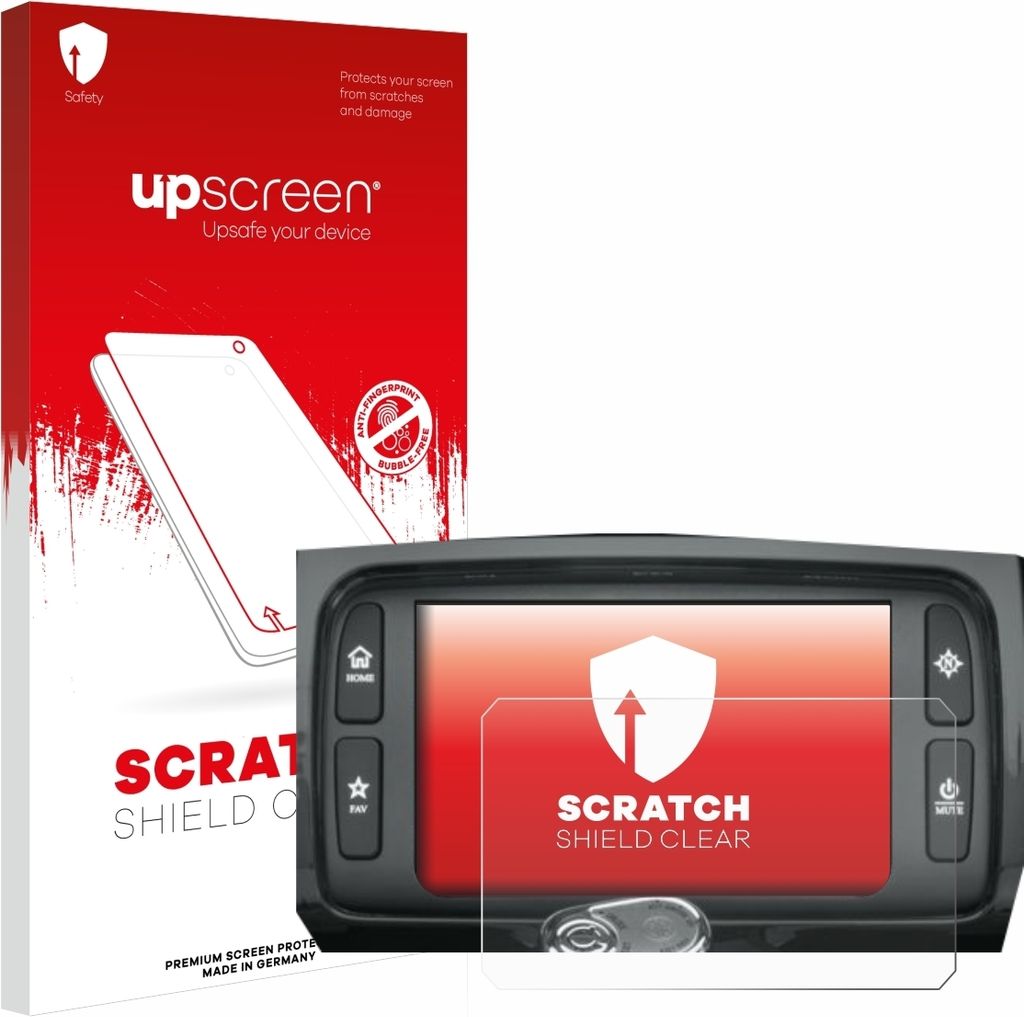 upscreen Schutzfolie für Harley Davidson Boom Box 6.5 Displayschutz Displayschutzfolie Folie Klar Transparent