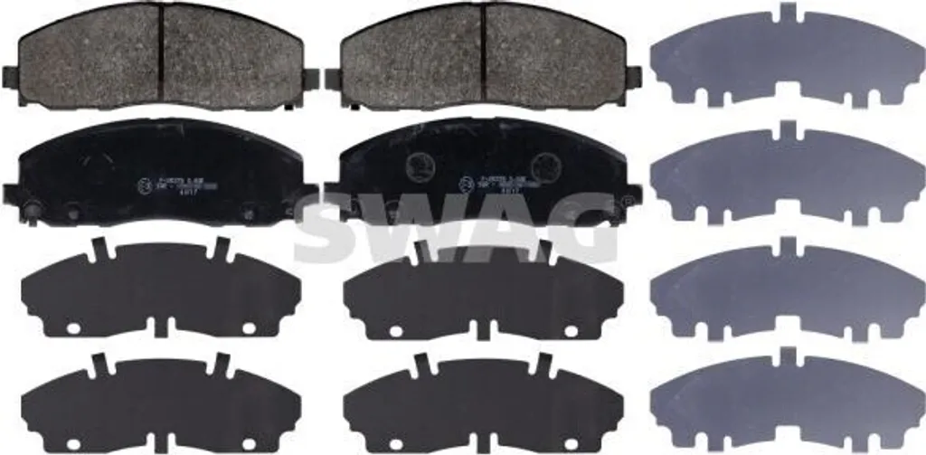 Kit freinage avant FIAT Freemont 345 : Plaquettes SWAG 70 11 6061 neuves