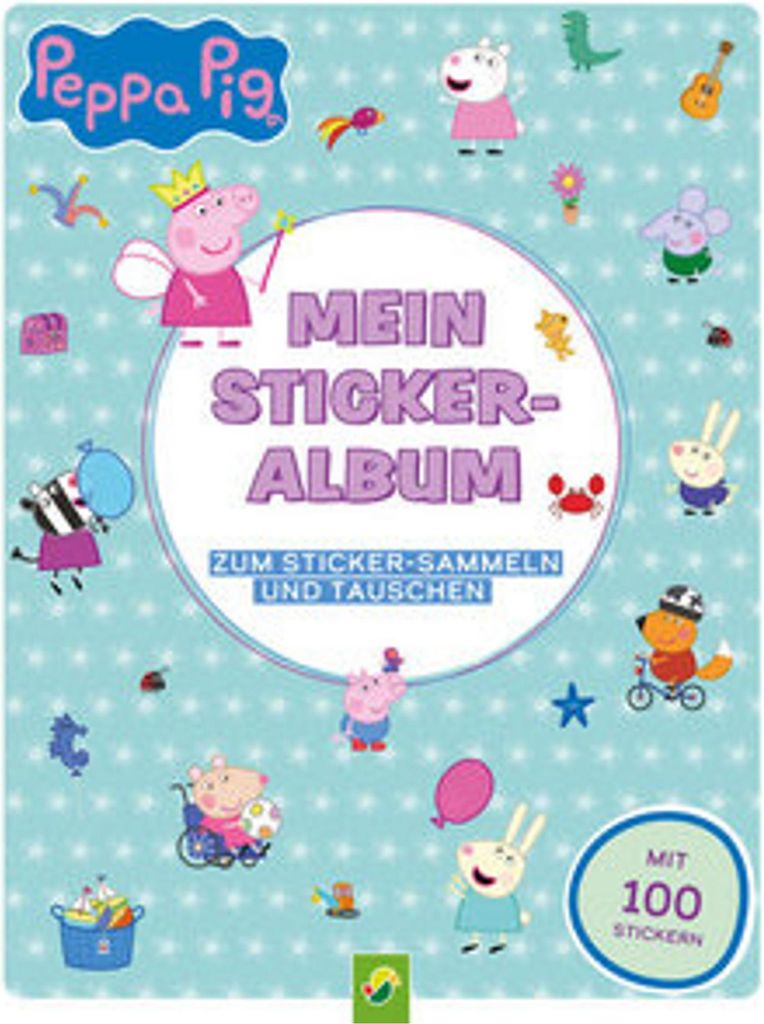 Peppa Pig Mein Stickeralbum mit 100 Stickern Image du produit 