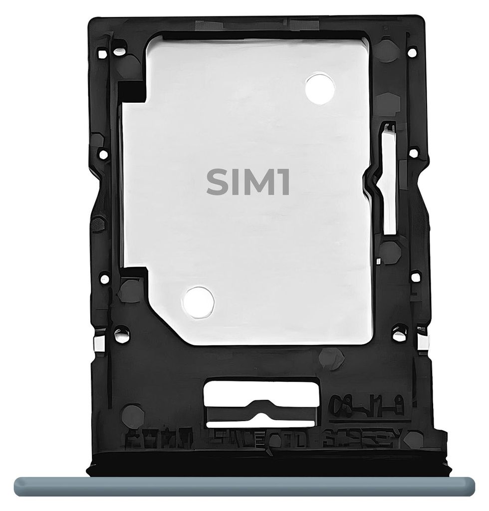 Clappio, SIM-Halter Dual Nano SIM / MicroSD für Redmi Note 14 Pro 4G, Blau