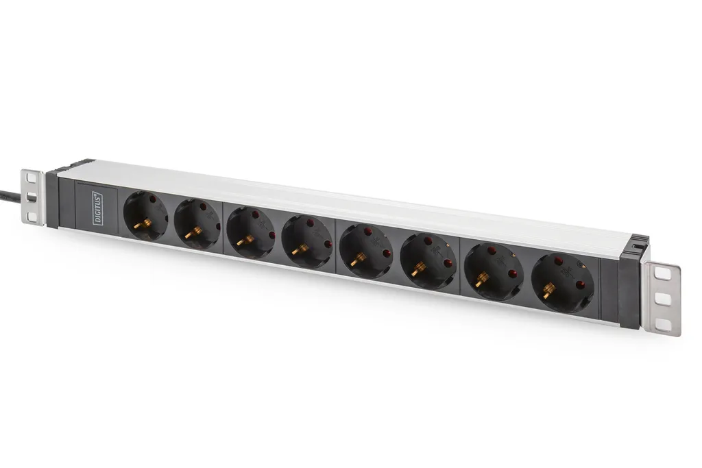 Multiprise rackable aluminium 8 prises avec connecteur IEC C20 Digitus