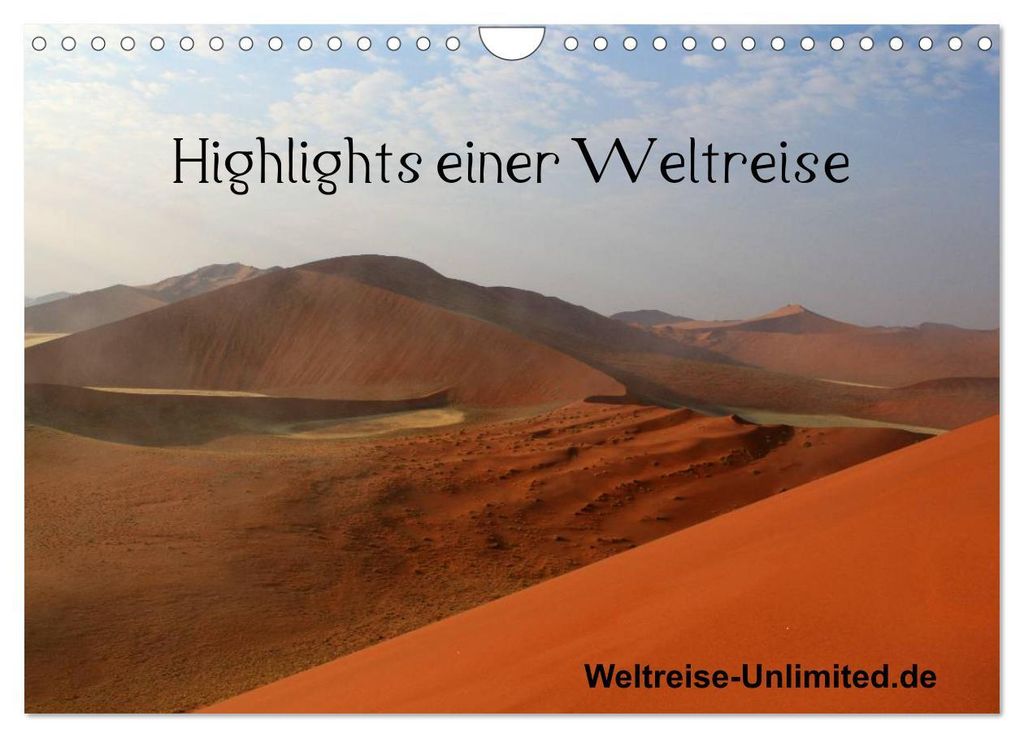 Highlights einer Weltreise (Wandkalender 2027 DIN A4 quer), CALVENDO Monatskalender