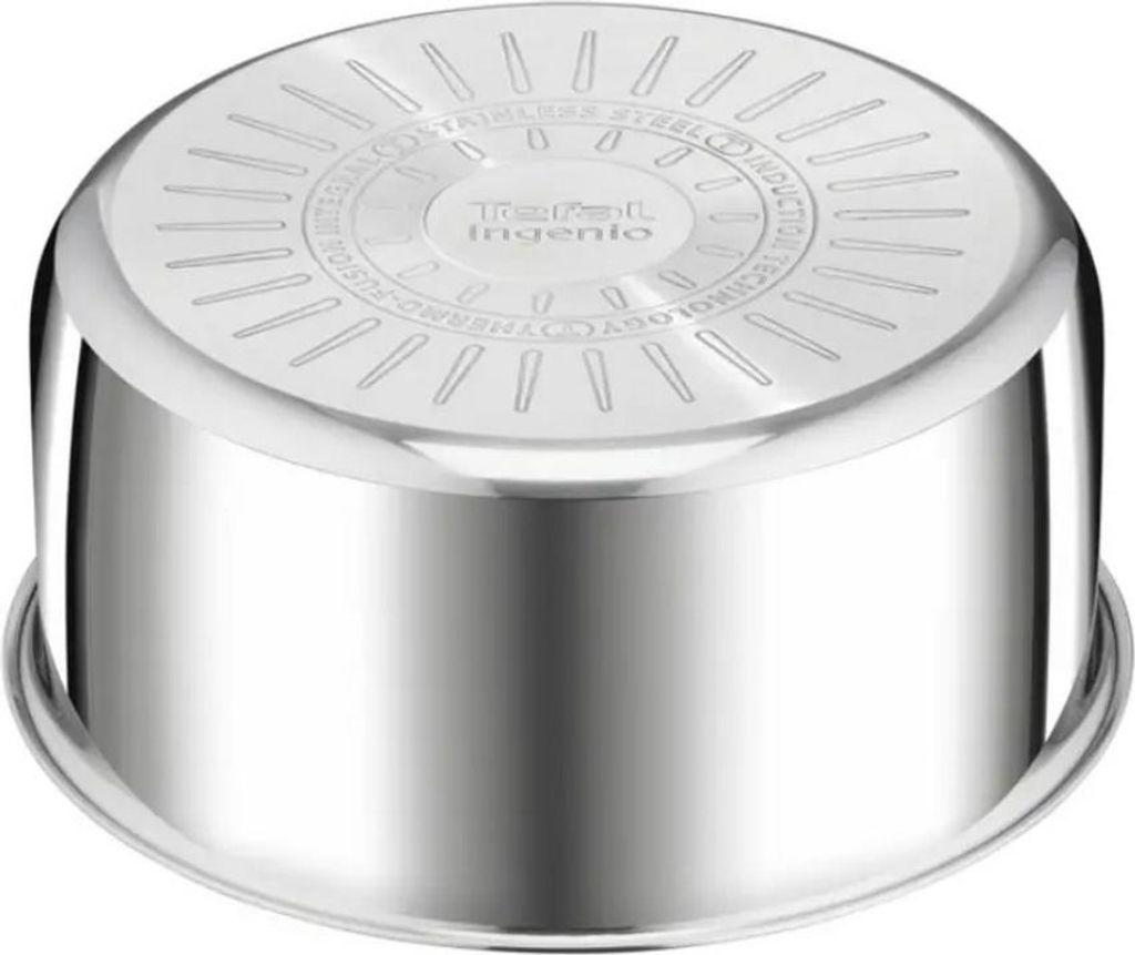 Tefal Ingenio Preference L97392, Kochset, Chrom, Edelstahl, Edelstahl, Schwarz, Abnehmbar