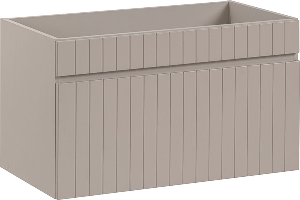 Waschtischunterschrank 80cm Zelie mit 1 Schublade, Kaschmir