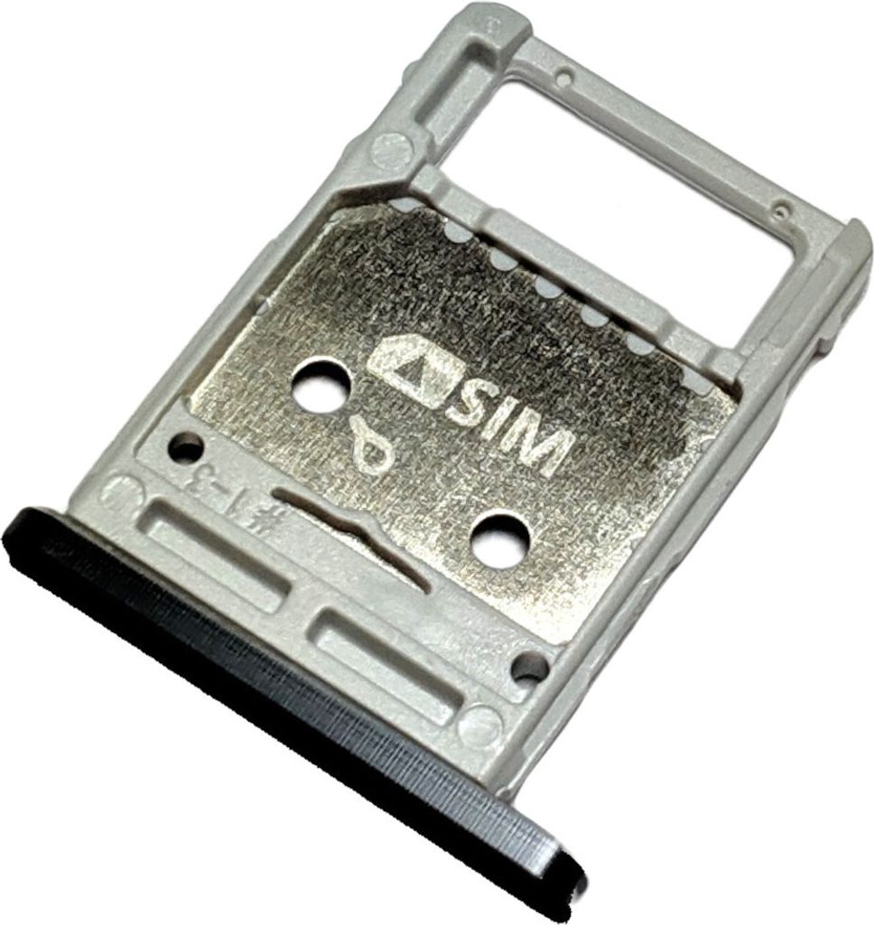 Simkartenhalter und micro-SD Card Fach für Samsung Galaxy Tab S7, Original Ersatzteil, Schwarz
