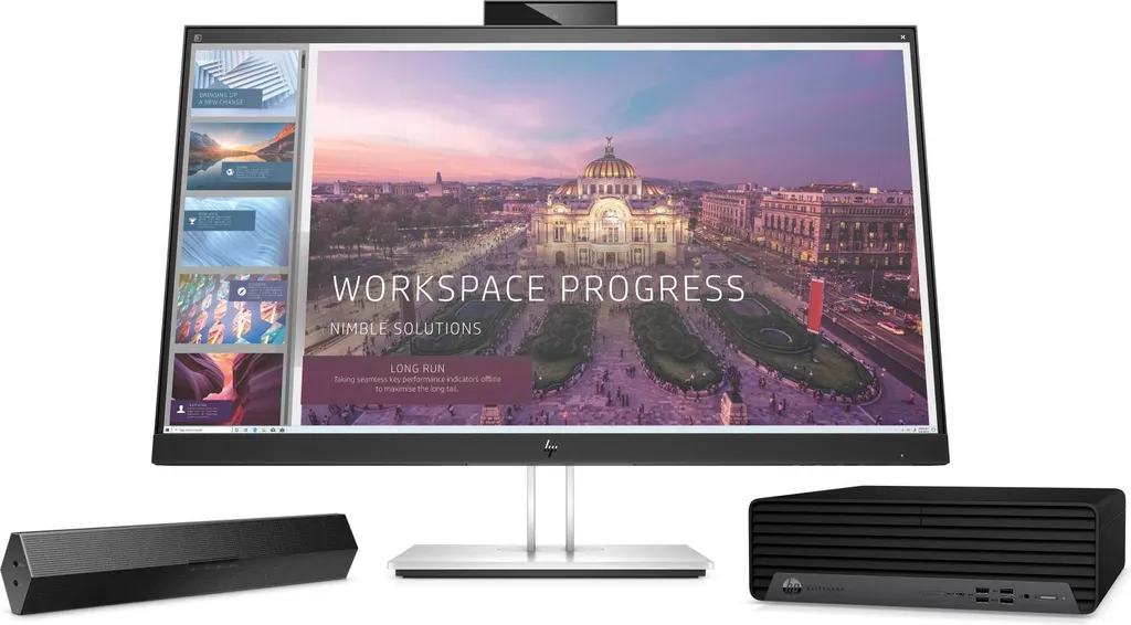 Haut-parleur Barre de Son HP S101 Noir 2.5W - Système Audio pour Écran
