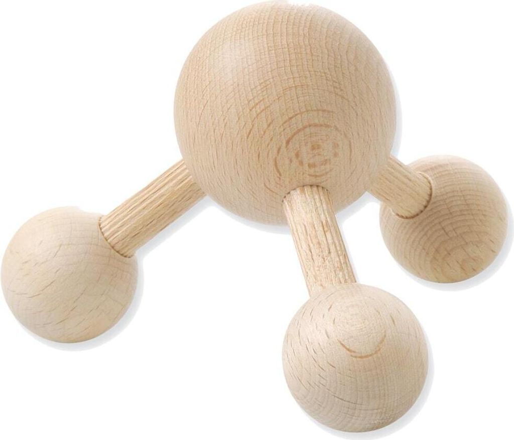 Massagegerät Holz 9,5x7 cm ab 6 Jahren