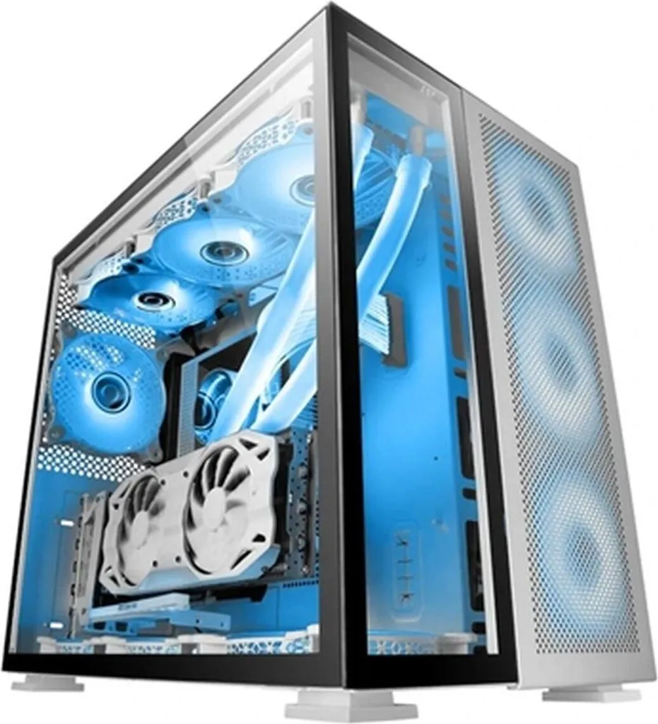 Mars Gaming MCNOVA Tour PC avec Refroidissement Liquide et Verre Trempé