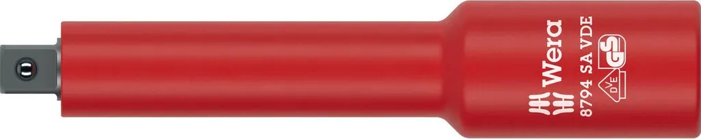 Wera 8794 SA Rallonge Isolée VDE Longue de 91mm Haute Sécurité en 1/4 Pouce