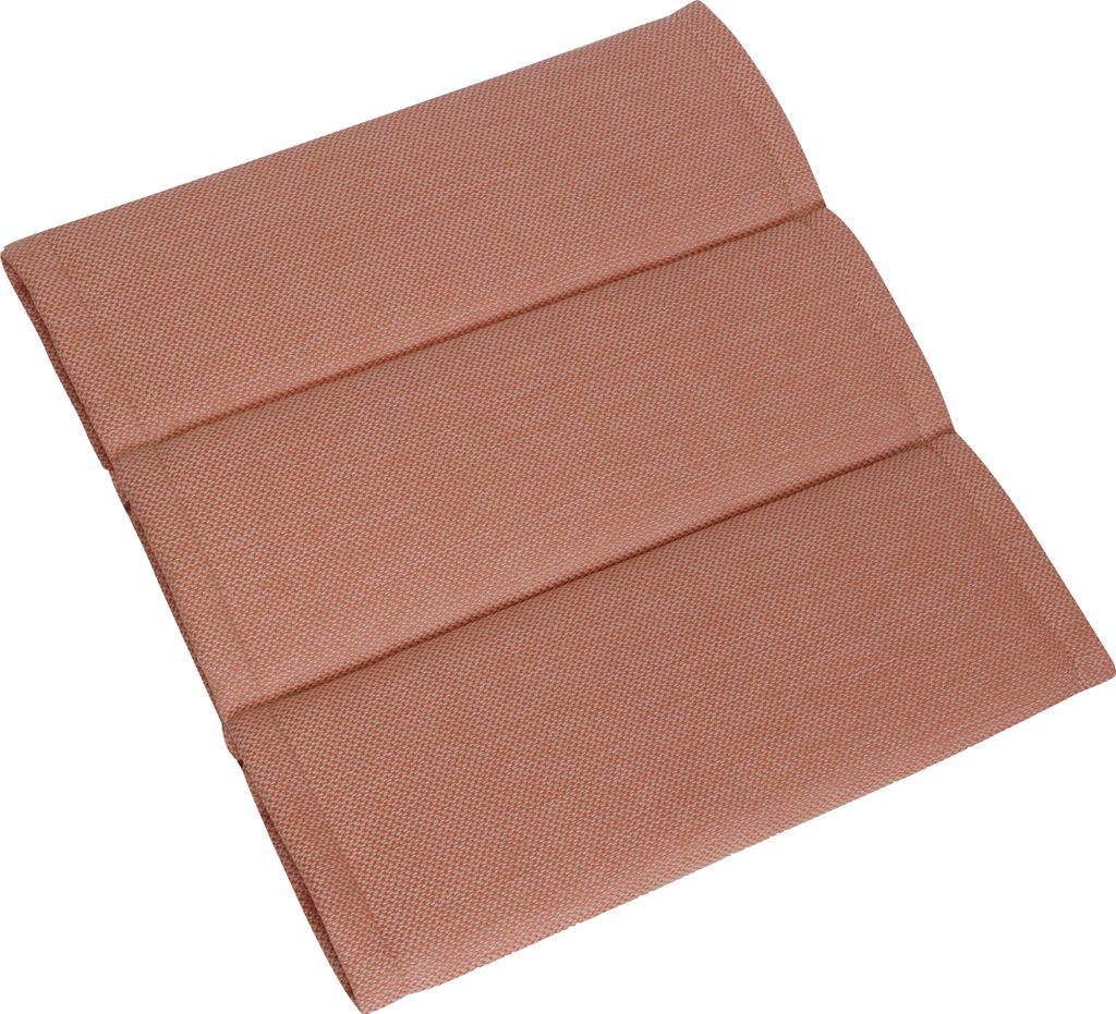 Herlag Hockerauflage Linnea Polsterauflage für Gartenhocker 50x50x3cm Rosa