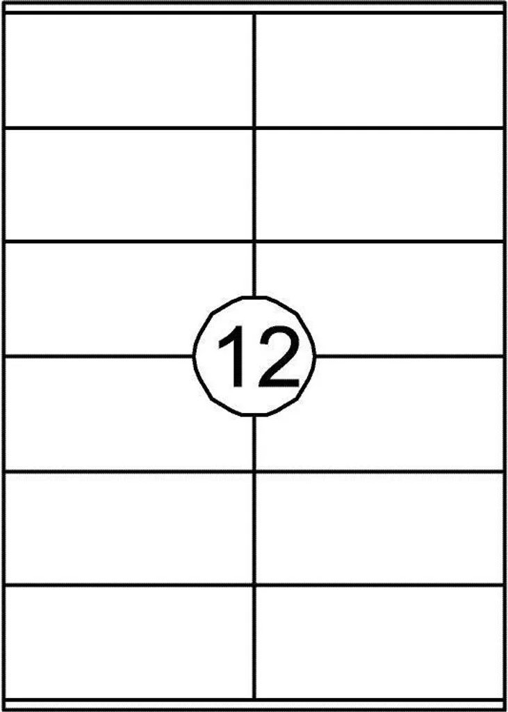 Étiquettes d'Adressage 105 x 48 mm pour Courrier et Mailing - 1200 pces