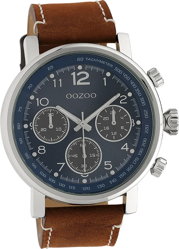 Montre Oozoo en cuir brun : fini l'inconfort avec ce bracelet souple et durable