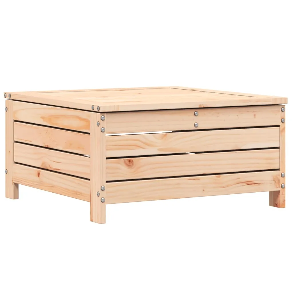Sgabello Esterno Design Pino Massiccio | Seduta Modulare con Cuscino
